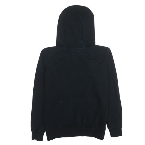 Nike Men's Black Pullover Hoodie M Regular Fit Fleece Sweatshirt