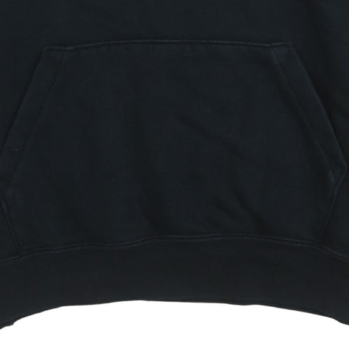 Nike Men's Black Pullover Hoodie M Regular Fit Fleece Sweatshirt