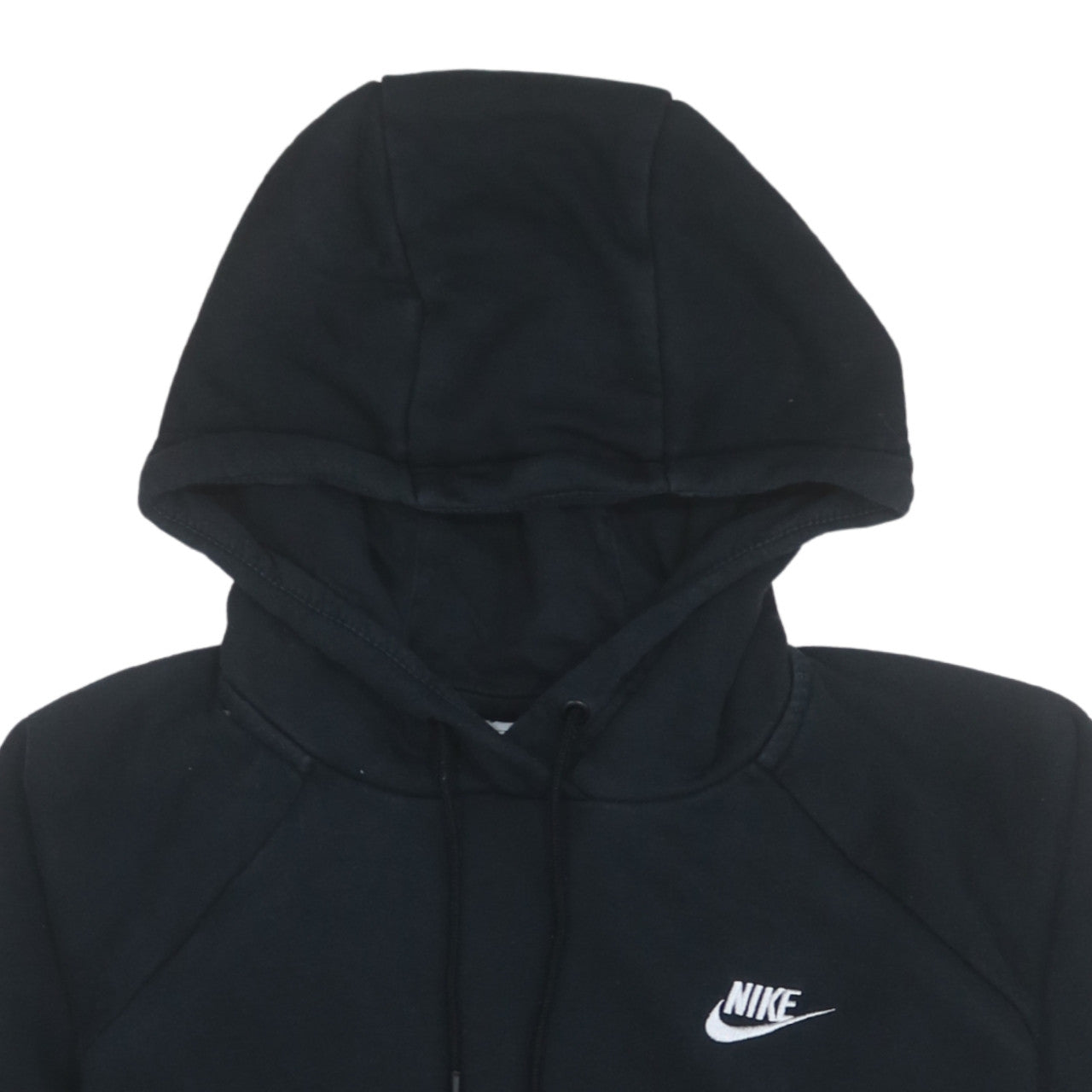 Nike Men's Black Pullover Hoodie M Regular Fit Fleece Sweatshirt