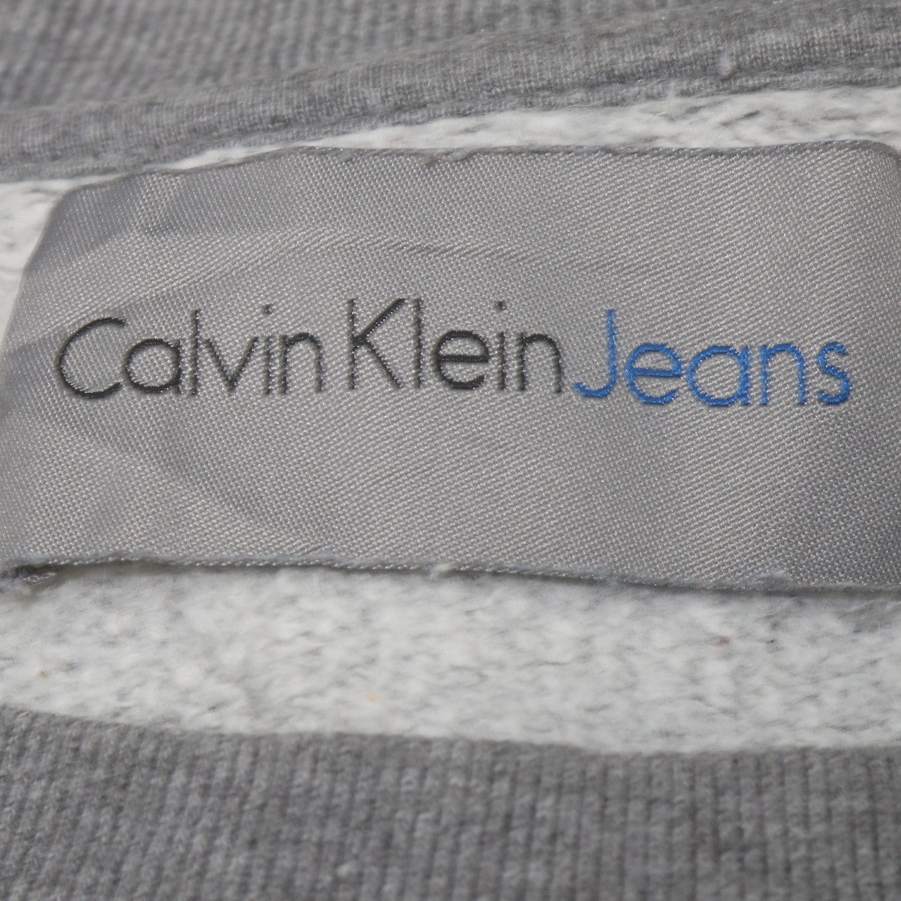 Calvin Klein Mens Grey XL Pullover Sweatshirt Logo Crew Neck