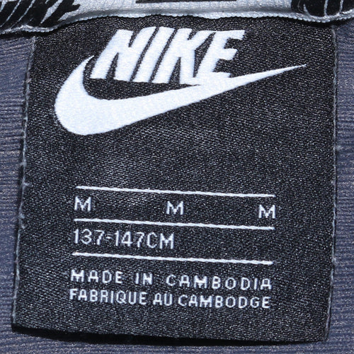 Nike Boys Grey & Black Crew Neck Pullover Sweatshirt M 137-147cm