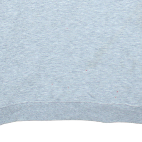 Kappa Boys Grey Logo Crew Neck Sweatshirt Size 146/152 Cotton Blend