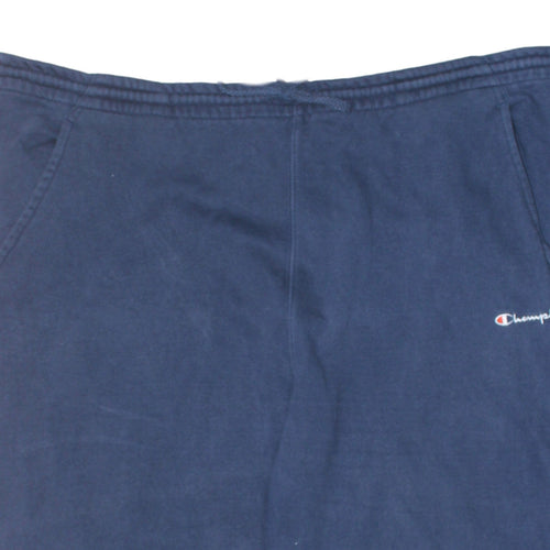 Champion Men's Blue 2XL Sweatpants Fleece Elastic Waist Trousers