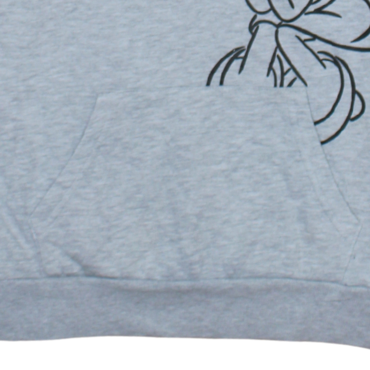 Disney Womens Grey Minnie Mouse Pullover Hoodie Size 10/12