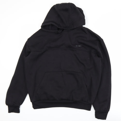 Slazenger Men's Black Pullover Hoodie Size M Fleece Sweatshirt