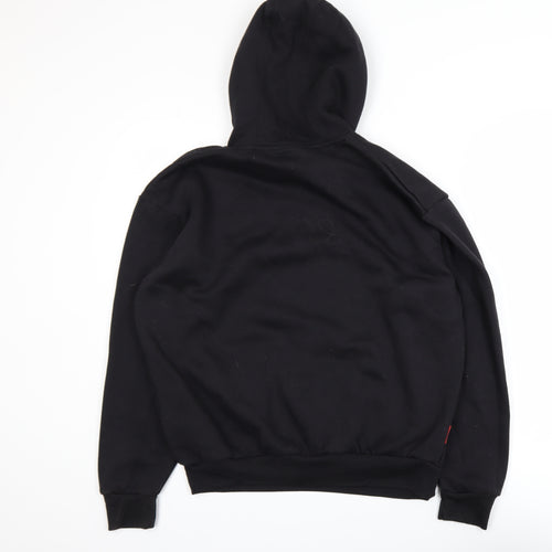 Slazenger Men's Black Pullover Hoodie Size M Fleece Sweatshirt