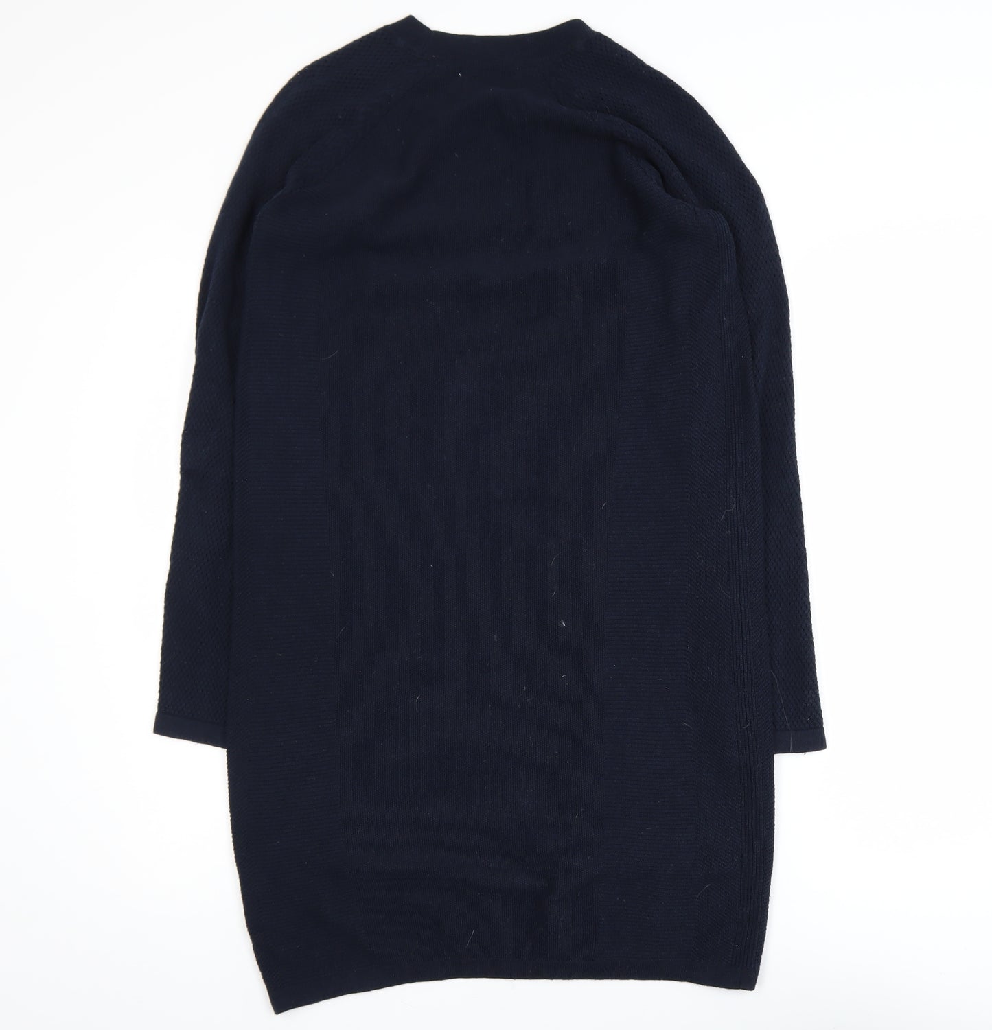 Paraphrase Women’s Black Wool Cotton Knit Jumper Dress Size 10