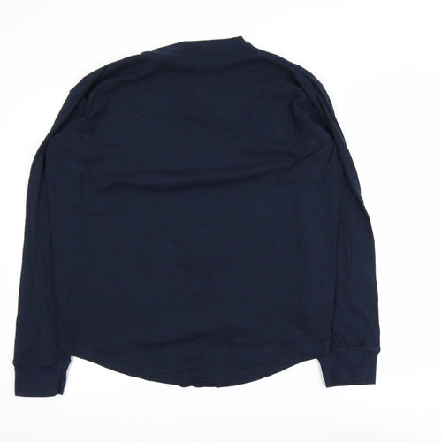 Trespass Mens Navy XXL Pullover Jumper Cotton Blend Thermal Knit
