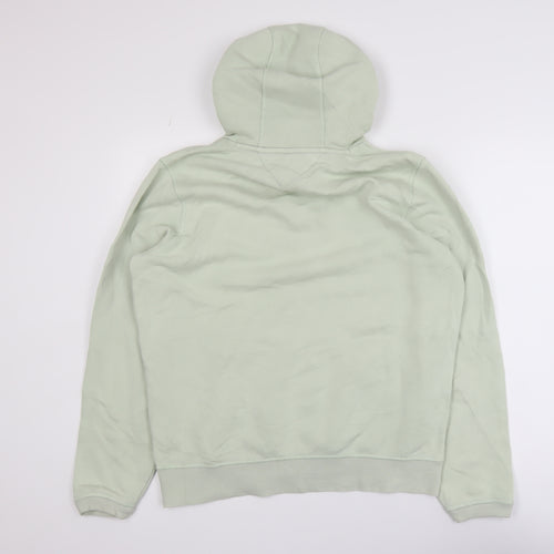 Tommy Hilfiger Men’s Green Pullover Hoodie M Regular Fit