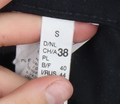 Gerry Weber Women’s Black Cotton Stretch Straight Trousers Size 10