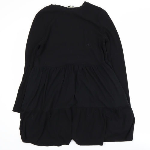 Miss Selfridge Women’s Black Long Sleeve Swing Dress Size 12