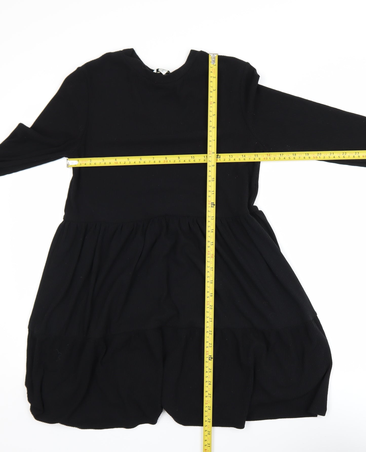 Miss Selfridge Women’s Black Long Sleeve Swing Dress Size 12