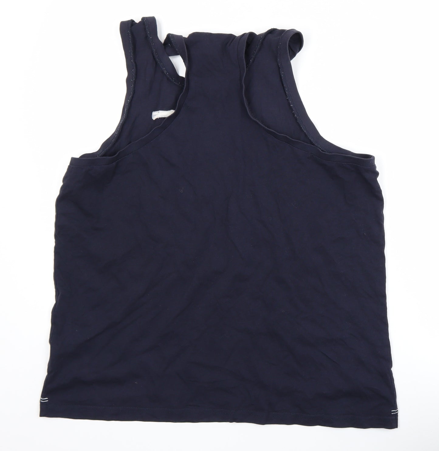 Slazenger Men's Blue Athletic Tank Top L Lightweight Cotton