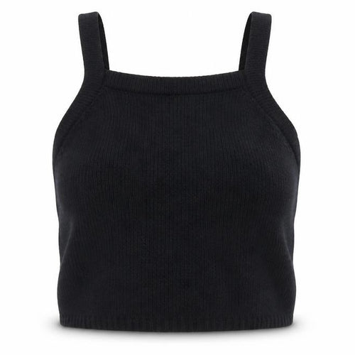PrettyLittleThing Women's Black Knit Camisole Tank Top Size S