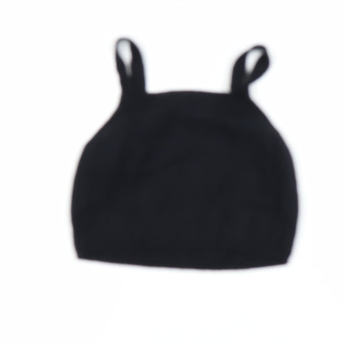 PrettyLittleThing Women's Black Knit Camisole Tank Top Size S