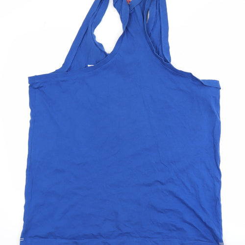 Slazenger Men's Blue Cotton Athletic Tank Top XL