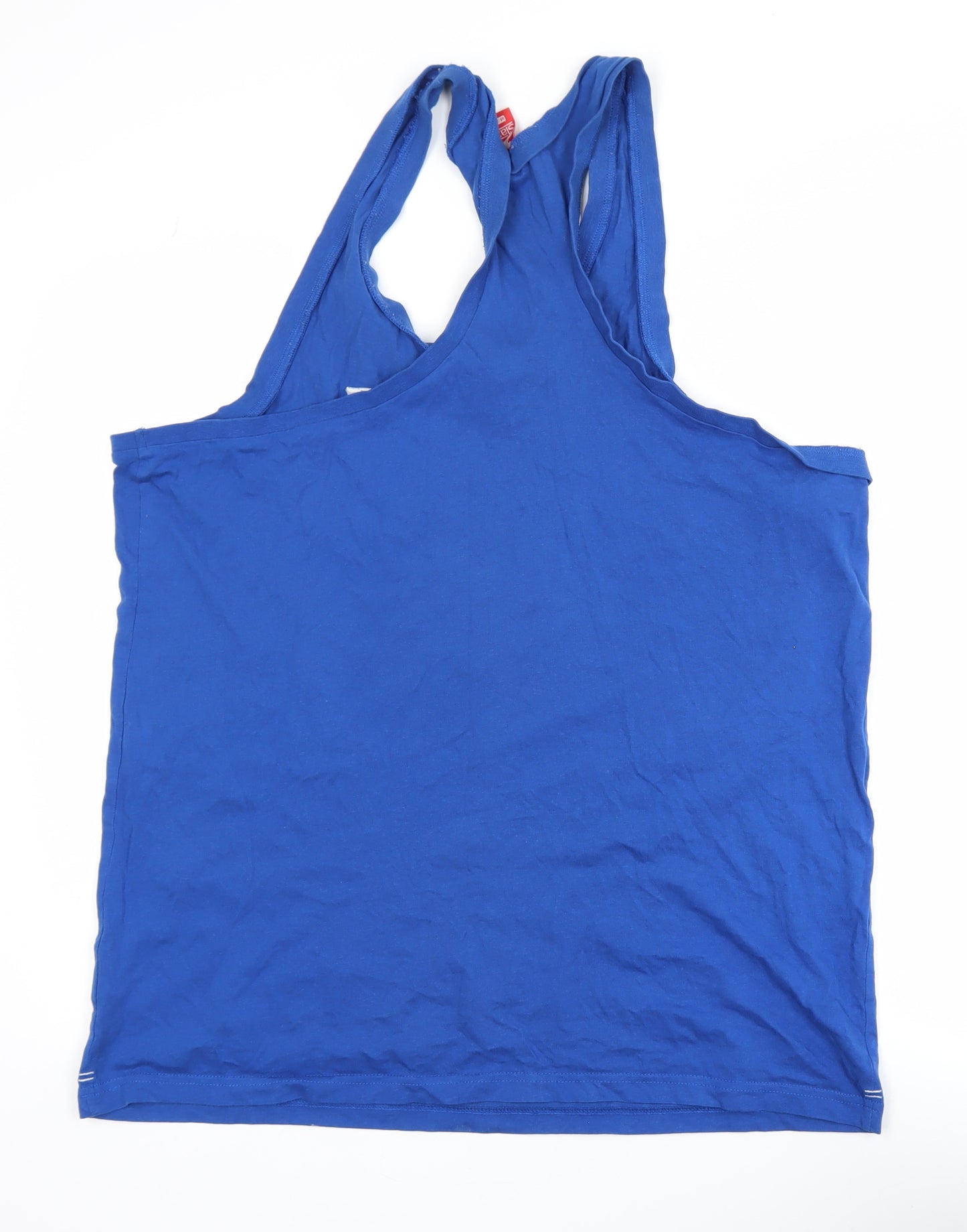 Slazenger Men's Blue Cotton Athletic Tank Top XL