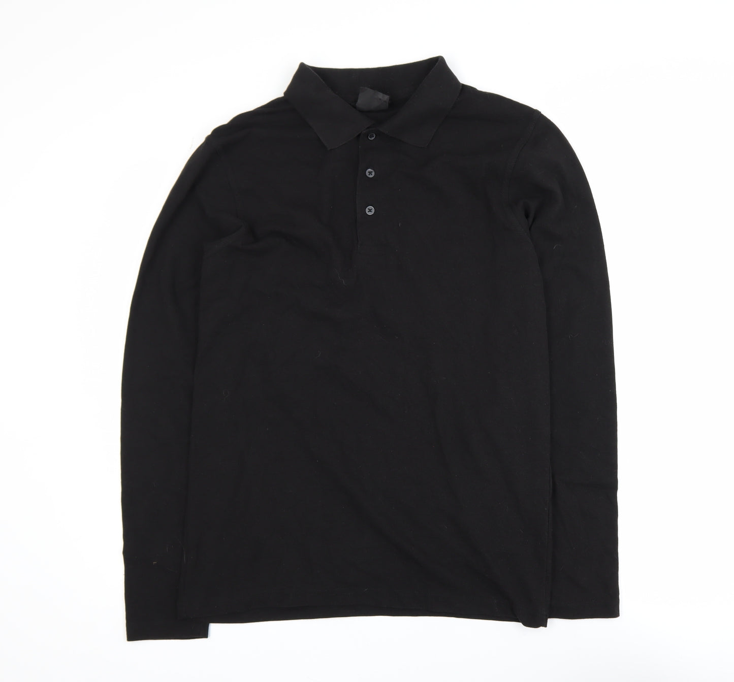 Regatta Professional Men's Black Long Sleeve Collared Polo Shirt M