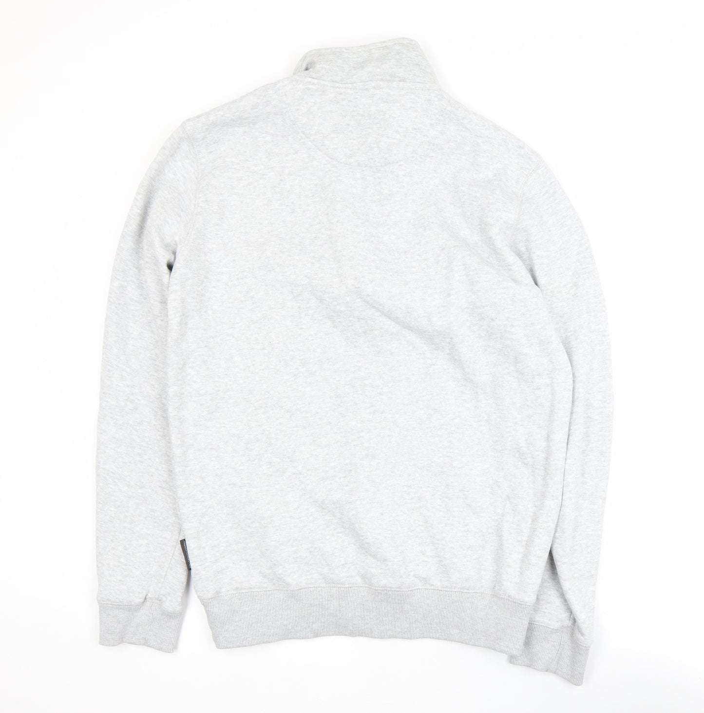 French Connection Men's Grey 1/4 Zip Sweatshirt Size S