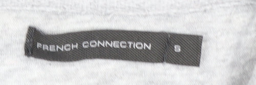 French Connection Men's Grey 1/4 Zip Sweatshirt Size S