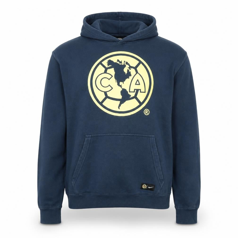 Nike Men’s Blue Pullover Hoodie M Graphic Sports Fleece