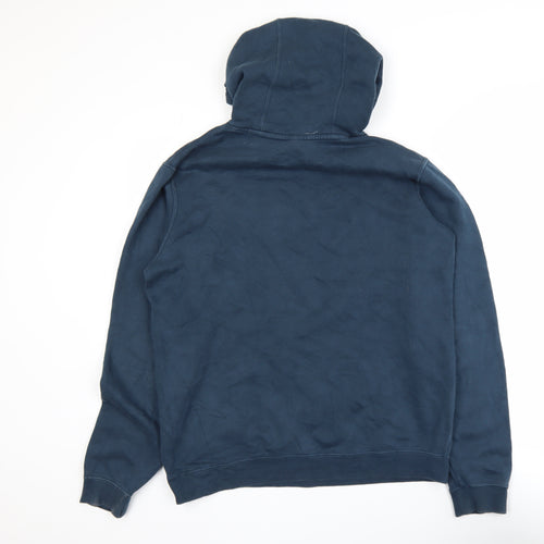 Nike Men’s Blue Pullover Hoodie M Graphic Sports Fleece