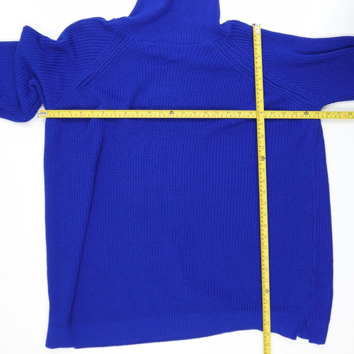 Friends Like These Women’s Blue Roll Neck Knit Jumper Size 20