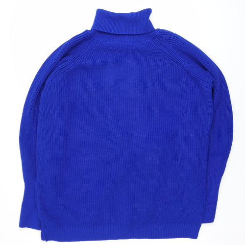 Friends Like These Women’s Blue Roll Neck Knit Jumper Size 20