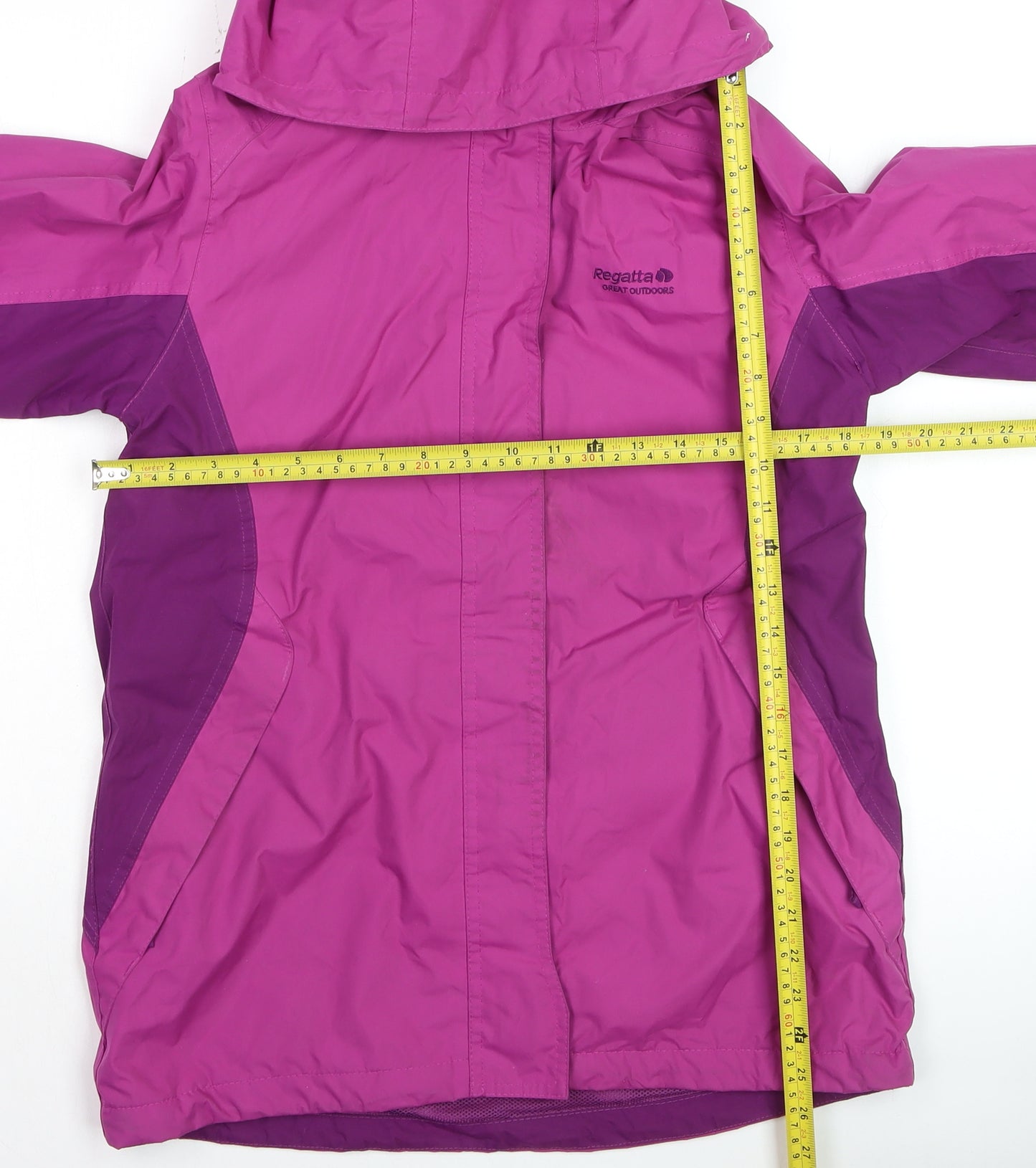 Regatta Womens Purple Waterproof Rain Coat Jacket Size 10