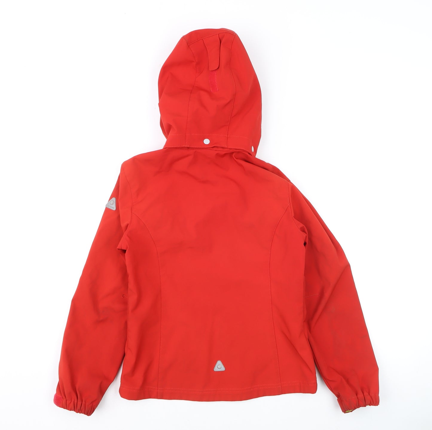 Sergent Major Boys Red Soft Shell Hooded Jacket 9-10 Years Windproof