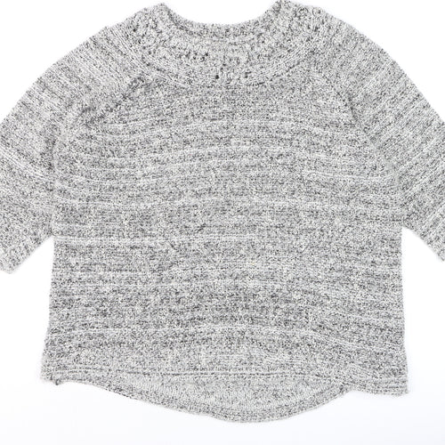 Marks and Spencer Women’s Grey Chunky Knit Pullover Jumper Size 22