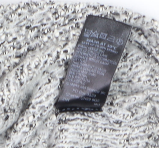 Marks and Spencer Women’s Grey Chunky Knit Pullover Jumper Size 22