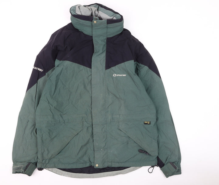 Sprayway Men's Green M Waterproof Hooded Gore-Tex Outdoor Jacket