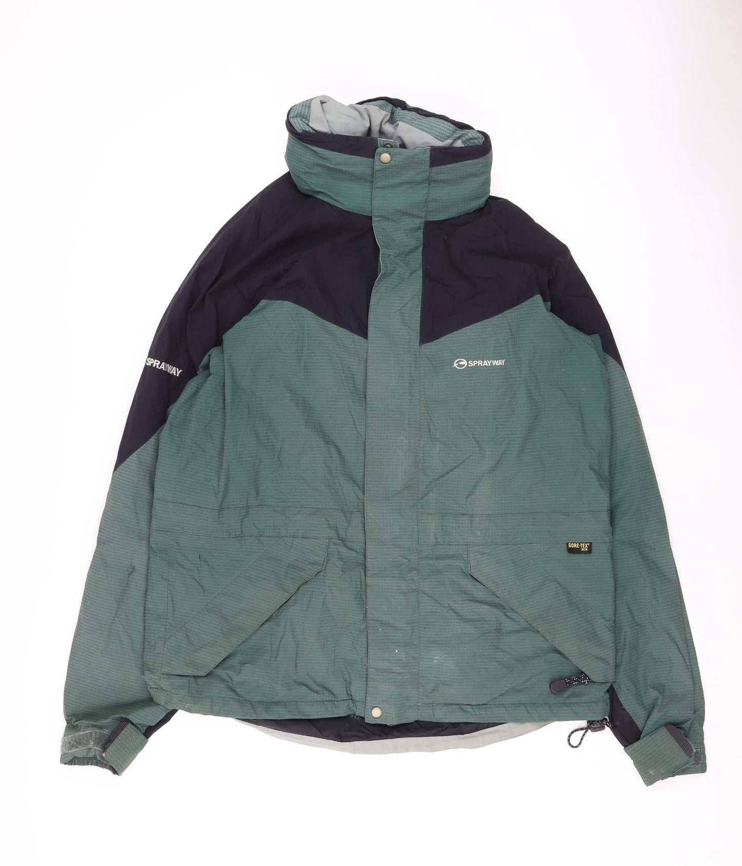 Sprayway Men's Green M Waterproof Hooded Gore-Tex Outdoor Jacket