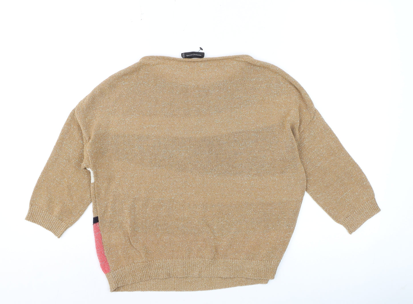 Superdry Women's Multicoloured Striped Boat Neck Pullover Jumper S