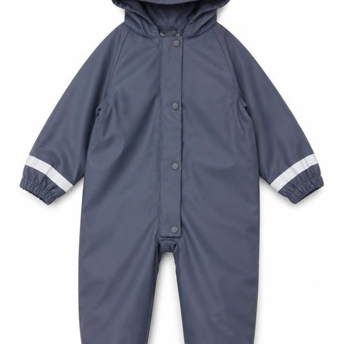 Marks and Spencer Boys Grey Hooded Shower Resistant Snowsuit 2-3 Years