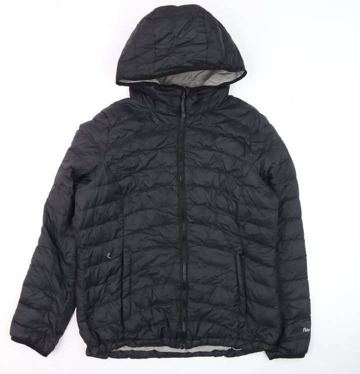 Peter Storm Womens Black Size 14 Hooded Puffer Jacket