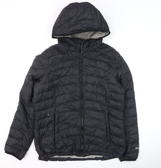 Peter Storm Womens Black Size 14 Hooded Puffer Jacket