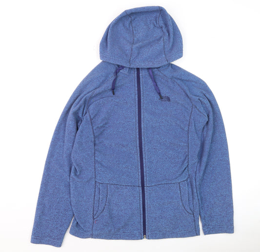 The North Face Men's Blue L Full Zip Hooded Activewear Jacket