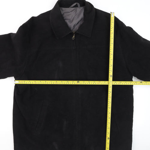 Burton Mens Black Cotton Lined Mid-Length Jacket Size M