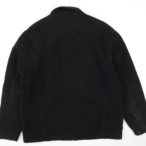 Burton Mens Black Cotton Lined Mid-Length Jacket Size M