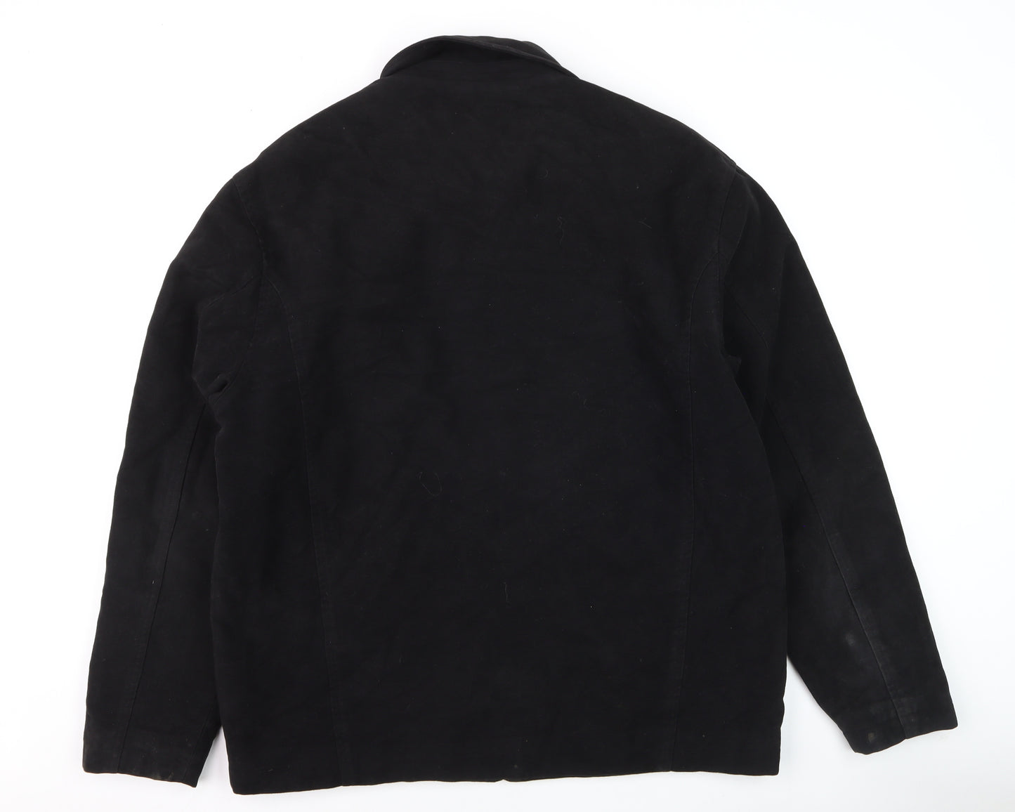 Burton Mens Black Cotton Lined Mid-Length Jacket Size M