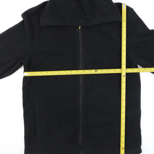 Workwear Men's Black Full Zip Fleece Hoodie Medium