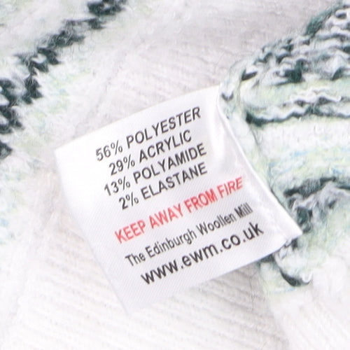 Isle Womens Multicoloured Fair Isle Knit High Neck Jumper Size S