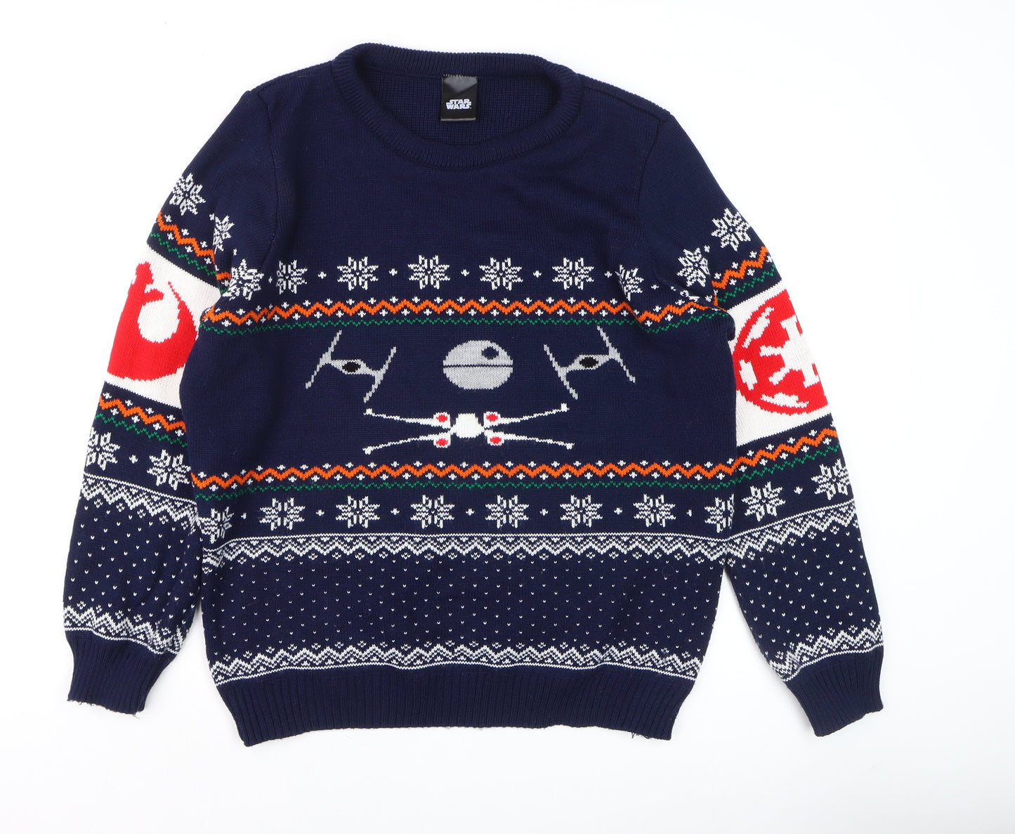 Numskull Men's Blue Star Wars Christmas Jumper 2XL Pullover Knit