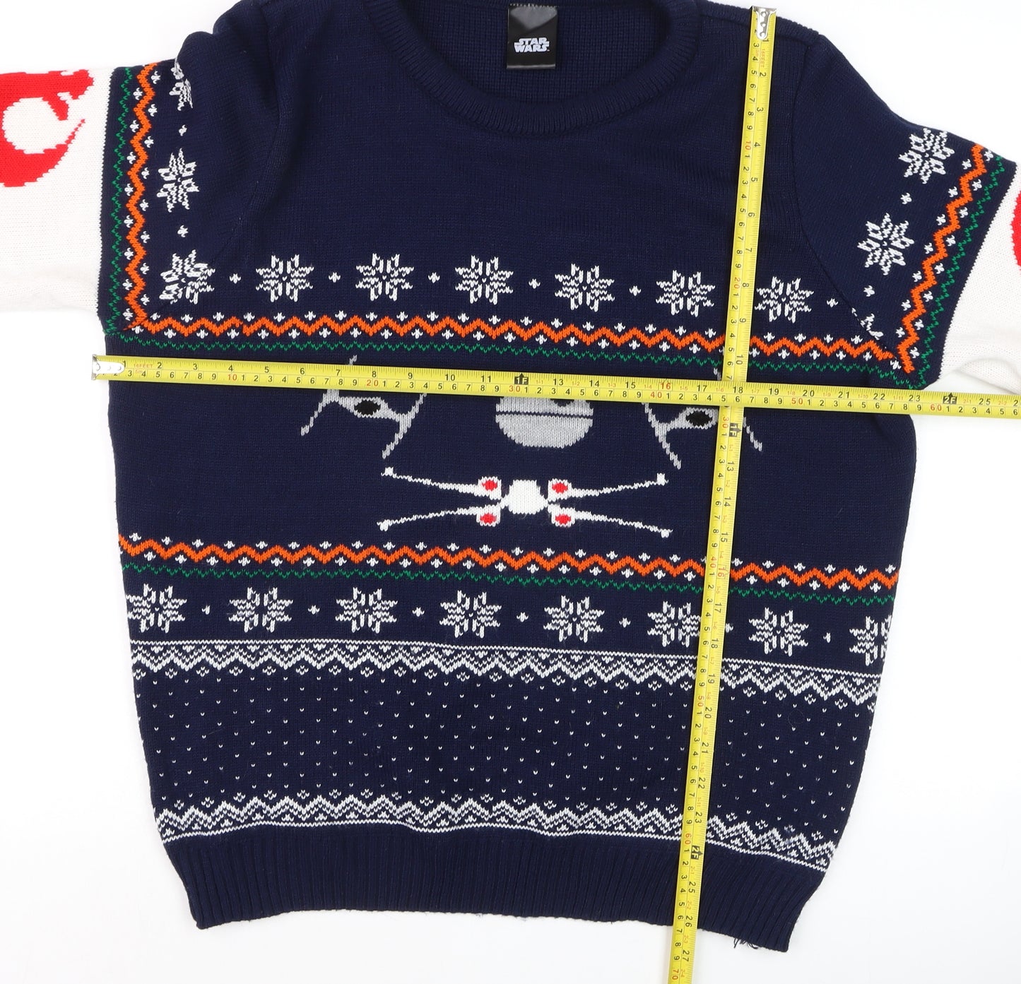 Numskull Men's Blue Star Wars Christmas Jumper 2XL Pullover Knit