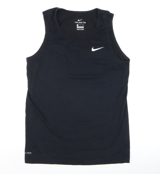 Nike Men's Black Dri-FIT Sleeveless Athletic Tank Top Size S
