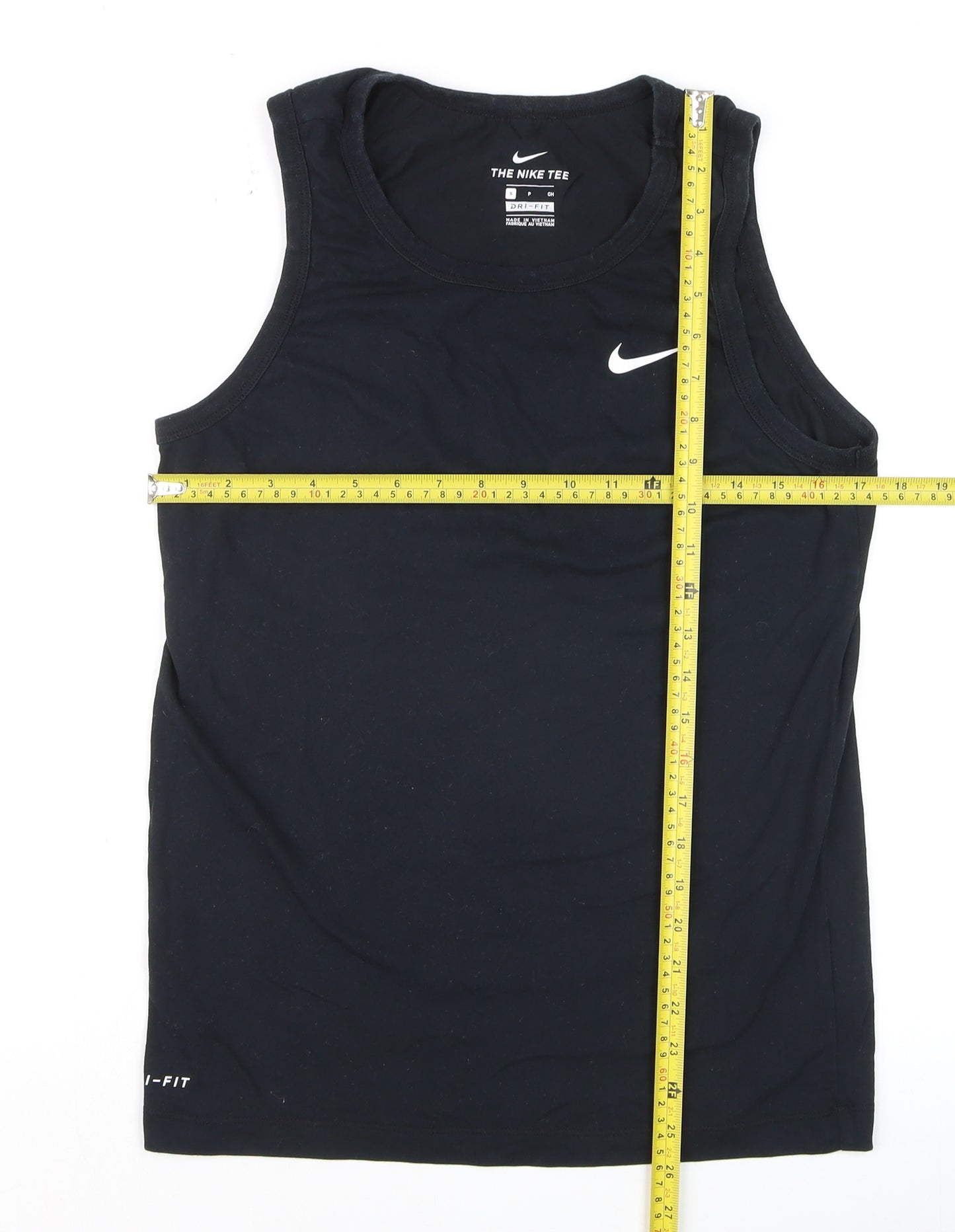 Nike Men's Black Dri-FIT Sleeveless Athletic Tank Top Size S