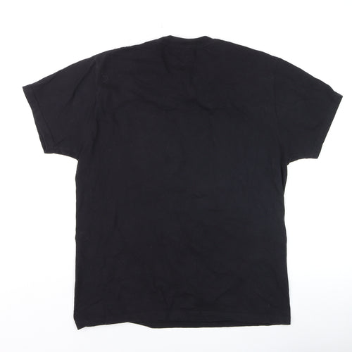 Cheats & Thieves Men's Black Floral Graphic Cotton T-Shirt Size S