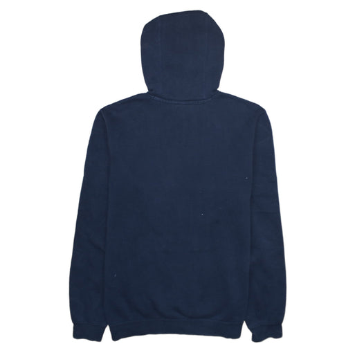 Nike Men's Navy Blue Pullover Hoodie Medium Classic Logo Cotton Blend